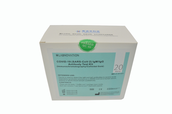 Kit Deteksi Antibodi IgG IgM Coronavirus Novel Operasi Sederhana