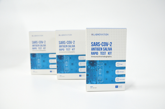 95% Akurasi COVID-19 RTK Antigen Saliva Test Kit Satu Langkah Beroperasi
