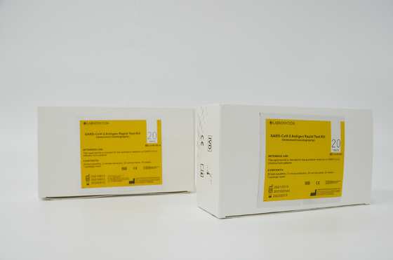 CE SARS-CoV-2 Professional Antigen Rapid Test Kit Jenis Reagen IVD