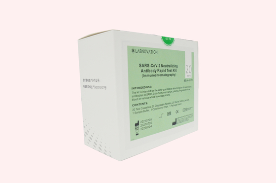 20PCS CoV-19 Neutralizing Rapid Antibody Kit Spesimen Kecil