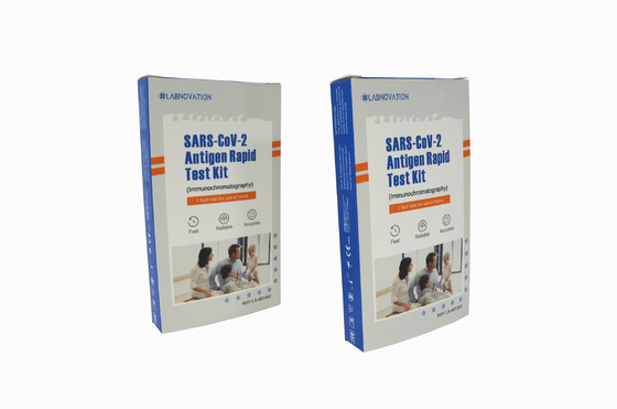 Single Packing Antigen Self Test Kit Sertifikasi CE Untuk SARS-CoV-2