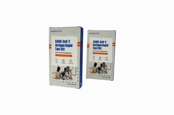 Kit Uji Antigen Diagnosis Cepat Uji Imunokromatografi Plastik Untuk SARS-CoV-2