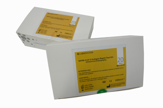 Tes Antigen Kit Tes Cepat Antigen SARS-CoV-2 ISO13485 MSDS Dalam 10-15 Menit