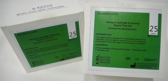 95% Kit Tes Cepat IgG IgM Dengue Profesional 25 Tes