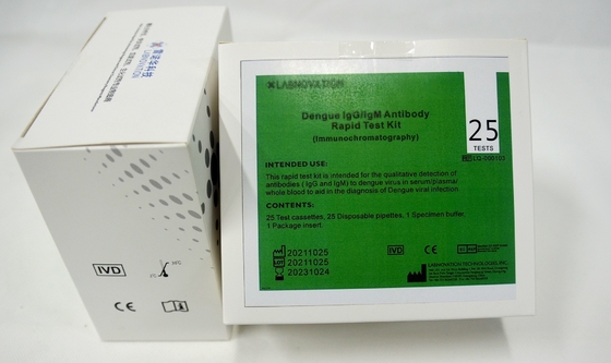 OEM ODM IVD 25 Tes Dengue IgG IgM Rapid Test Kit
