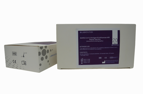 OEM Short Test Time CoV-19 Flu Swab Test Kit Solusi Satu Langkah