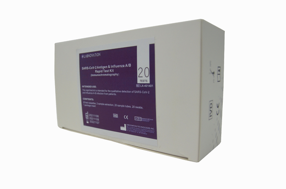 Labnovation Fast Antigen Influenza AB Test Kit 20 Kaset Tes