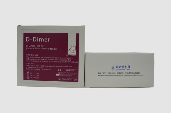 Lateral Flow Immunoassay D-Dimer Test Kit Penentuan Kuantitatif Vitro