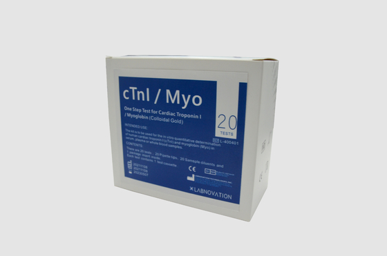 Kustom Serum Plasma CTnI Myo POCT Test Kit 10 Tes Hingga 50 Tes
