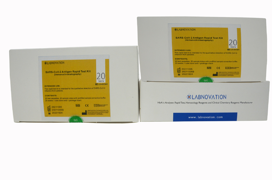 Diagnostik SARS-CoV-2 Antigen Rapid Test Kit Bersertifikat CE 20Tests/Kit