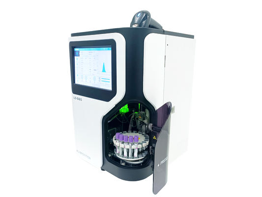 Labnovation LD-560 Penganalisis HbA1c Otomatis Penuh IFCC NGSP Bersertifikat Opsi Mode Ganda