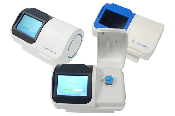 Portabel POCT HbA1c Analyzer Satu Langkah Pengujian HbA1c Bersertifikat IFCC
