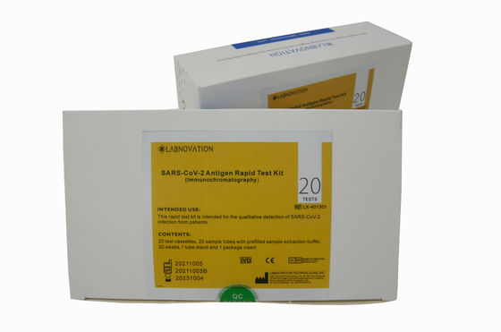 kualitas  Professional CoV-19 Antigen Rapid Test Kit Simple Operation High Accuracy pabrik