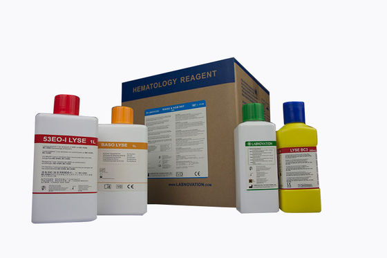 kualitas  3 Part Diff Hematology Analyzer Reagents For Swelab AC970 AC920 AC910E pabrik