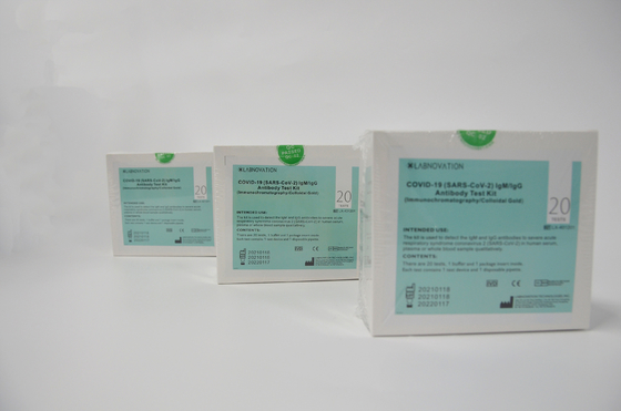 ISO 9001 COVID-19 Antibodi Igm Igg Test Kit Tidak Profesional