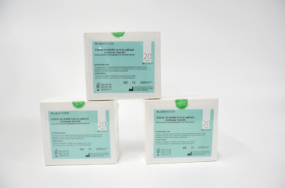 ISO 9001 COVID-19 Antibodi Igm Igg Test Kit Tidak Profesional