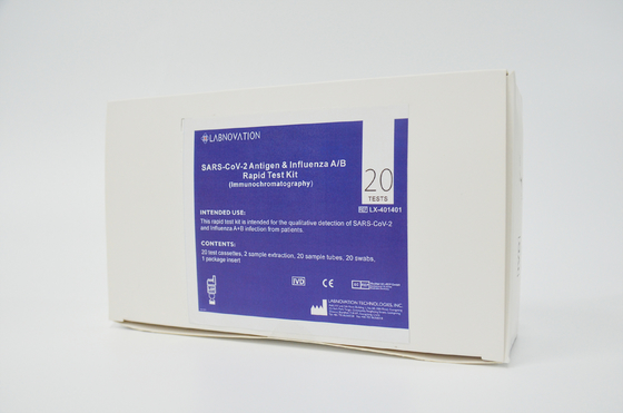 ISO SARS-CoV-2 Antigen Influenza AB Test Kit Profesional