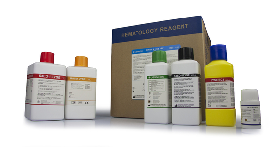 3 Bagian Penganalisis Reagen CBC Reagnet Reagen Hematologi Mindray yang Kompatibel