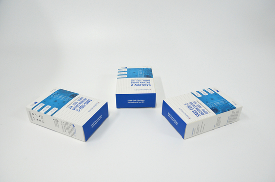 Kit Uji Antigen Air Liur CoV-2 Paket Tunggal Ringan 78 * 34 * 125MM