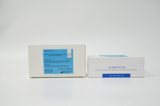 98,02% Kit Tes Air Liur Antigen Cepat Akurat 20 Tes Per Kotak