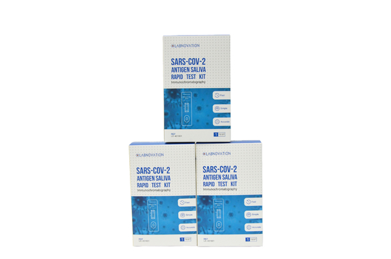 95% Akurasi COVID-19 RTK Antigen Saliva Test Kit Satu Langkah Beroperasi
