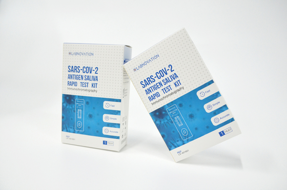 1 Paket Kit Tes Antigen Air Liur SARS-CoV-2 Tidak Perlu Peralatan