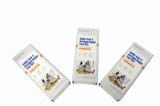 Kit Pengujian Rumah Antigen SARS-CoV-2 Akurasi 99,30% 79*37*200MM