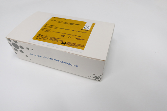 20 PCS SARS-CoV-2 Ag Perangkat Tes Cepat 15 Min Nasal Swab Test Kit