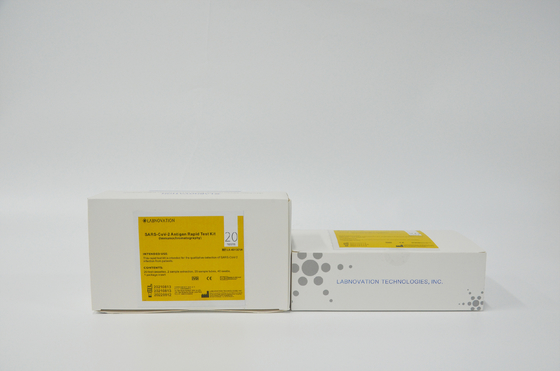Kit Tes Antigen RTK Kaset SARS-CoV-2 Sekali Pakai Tes Labnovation Spesifisitas Tinggi