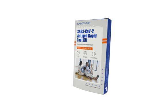 CE MSDS Nasopharyngeal Sample Antigen Self Test Kit Akurasi 99,17%