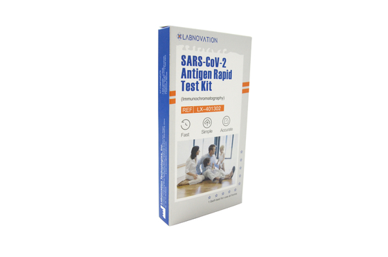 CE MSDS Nasopharyngeal Sample Antigen Self Test Kit Akurasi 99,17%