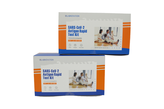 Kit Uji Antigen Diri COV19 Universal Putih 99,17% Akurasi Tinggi