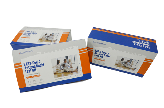 Kit Deteksi Cepat Antigen COVID-19 ISO13485 Kelembaban 60%
