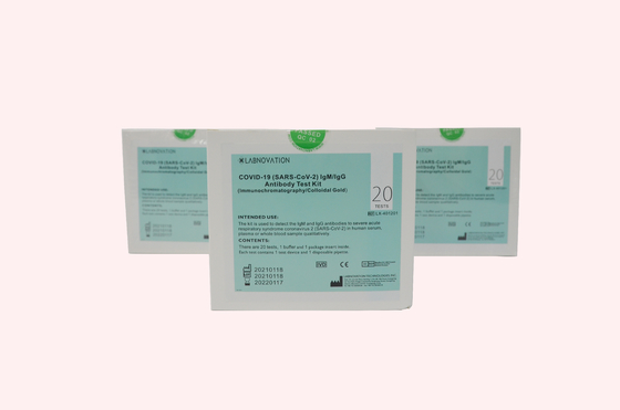 Labnovation CoV-19 IgG IgM Rapid Anti Body Test Kit 1 Tetes 20ul