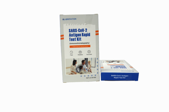Nasal Swab SARS COV 2 Antigen Rapid Test Kit CE Bersertifikat Operasi Sederhana