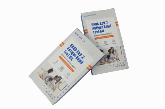 Kit Uji Antigen Diagnosis Cepat Uji Imunokromatografi Plastik Untuk SARS-CoV-2