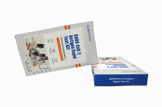 Kit Uji Diri Antigen Diagnostik Cepat 99,17% Akurasi Plastik COV 19 Test Kit