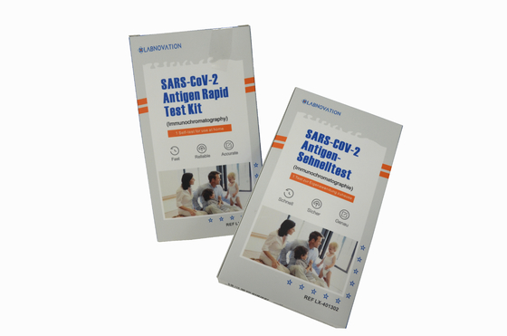 Single Packing Antigen Self Test Kit Mendeteksi SARS-CoV-2 Nucleocapsid CE Bersertifikat