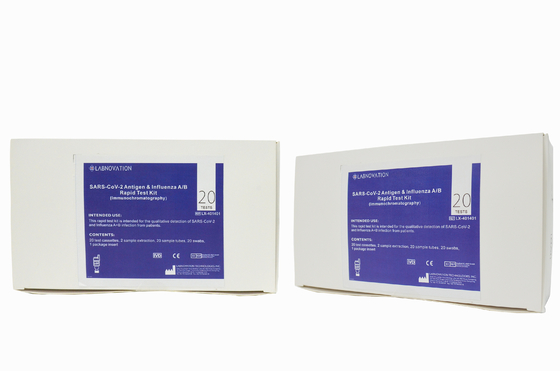 Cek Cepat Kit Tes Influenza COVID-19 Kit Swab Flu Cepat Komprehensif