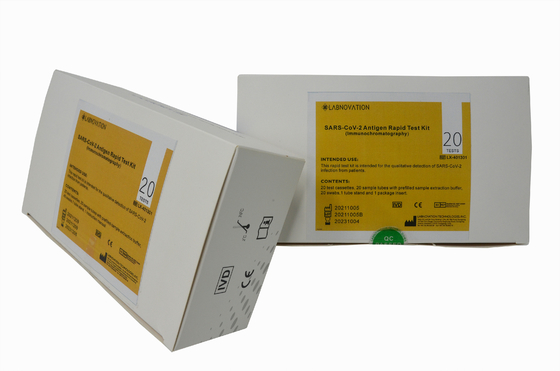 Profesional 20Tes / Kit Kit Tes Diagnostik Medis Kit Tes Swab Cepat SARS-CoV-2