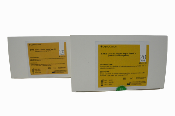 Profesional 20Tes / Kit Kit Tes Diagnostik Medis Kit Tes Swab Cepat SARS-CoV-2