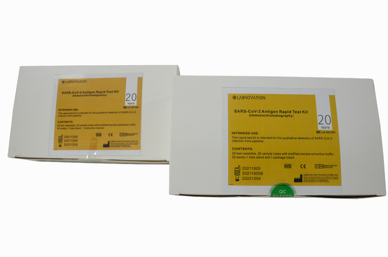 Tes Antigen Kit Tes Cepat Antigen SARS-CoV-2 ISO13485 MSDS Dalam 10-15 Menit