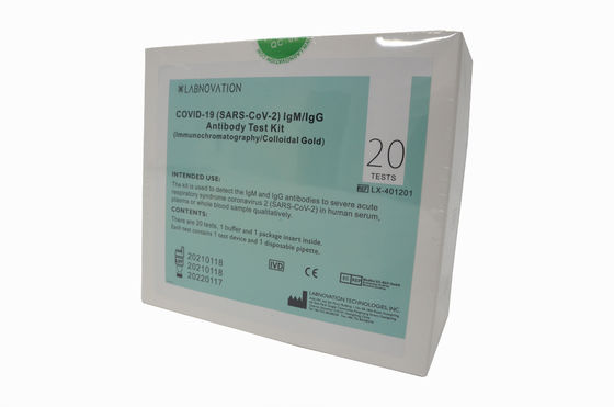 Kit Tes Cepat Antibodi IgG IgM COVID-19 Satu Langkah Mengoperasikan Kit Tes Cepat Akurasi Tinggi