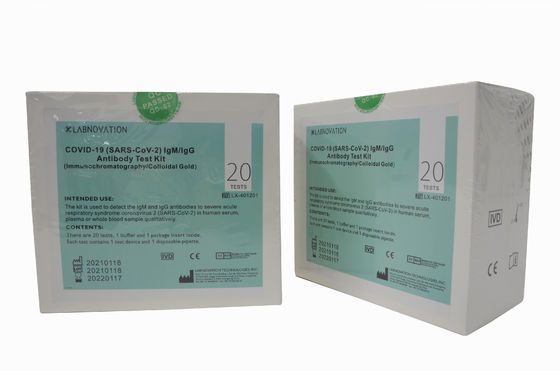 Kit Tes Cepat Antibodi IgG IgM COVID-19 Satu Langkah Mengoperasikan Kit Tes Cepat Akurasi Tinggi