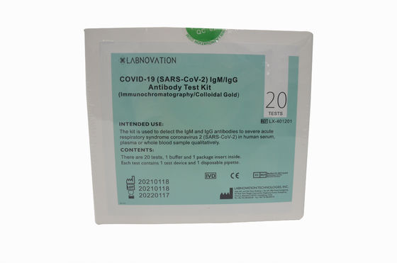Kit Tes Cepat Antibodi SARS-CoV-2 IgG/IgM, Operasi Sederhana, Akurasi Tinggi