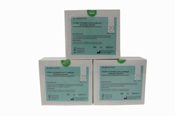 Disposable 20 Test Professional Rapid Rtk Antibody Test Kit IgG/IgM