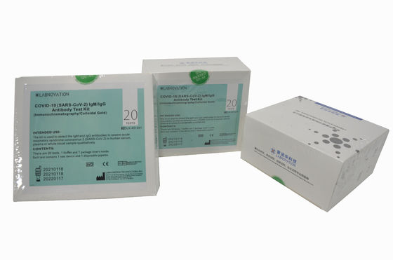 Disposable 20 Test Professional Rapid Rtk Antibody Test Kit IgG/IgM