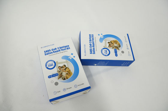 CE ISO13485 COVID-19 RTK Saliva Self Test Kit Untuk Diagnostik IN VITRO