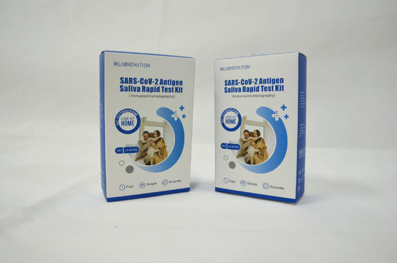 Kit Tes Diri Air liur SARS-CoV-2 Satu Paket Portabel RTK Ag Saliva Test Kit