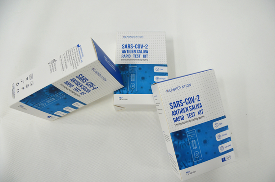 OEM Covenient Single Pack Kit Uji Antigen Saliva 10-15 Menit